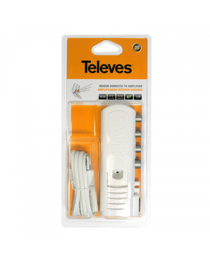 Amplificador de interior LTE 2 salidas + TV, CEI